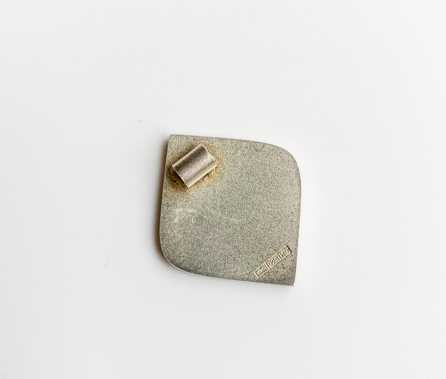 Finnish Silver & Enamel Pendant – Autumn Leaves