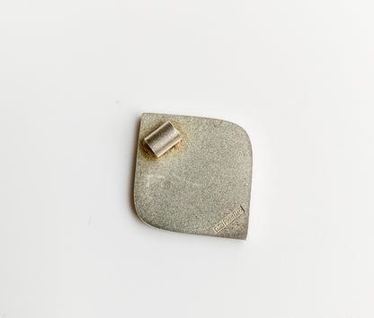 Finnish Silver & Enamel Pendant – Autumn Leaves