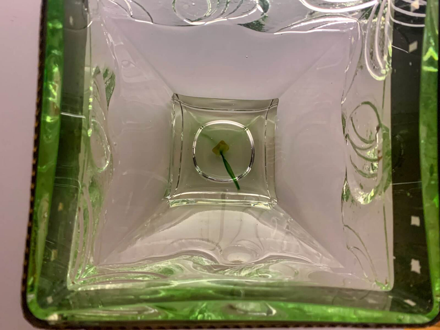 Brutalist Light Green Bowl Lunar Eclipse by Pentti Sarpaneva, Kumela Finland