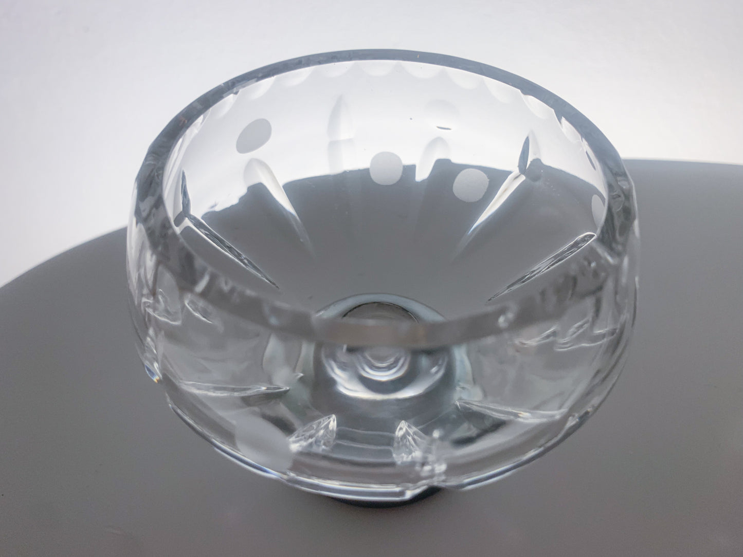 Aimo Okkolin Riihimaen Lasi – Pirkko series Bowl & Creamer, Silver