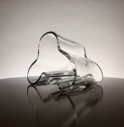 Alvar Aalto Vase Savoy 12 cm Signed, Iittala Finland