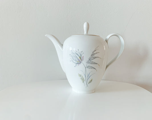 Porcelain coffee and tea pot, Vesta series, Rorstrand Sweden, 1950-60s