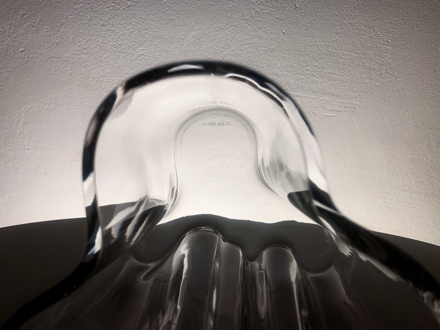 Alvar Aalto Vase Savoy 12 cm Signed, Iittala Finland