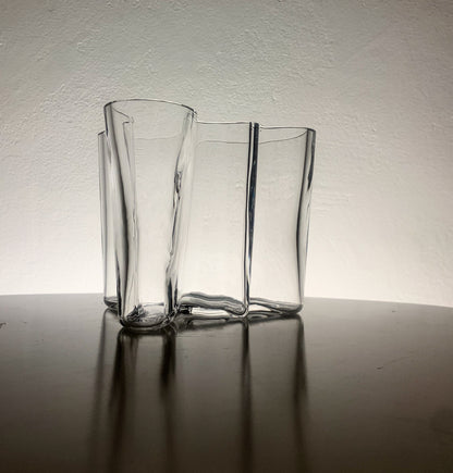 Alvar Aalto Vase Savoy 12 cm Signed, Iittala Finland