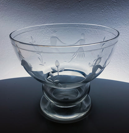 Rare Karhula “Dances” vase by Göran Hongell, signed | Finland 1930s