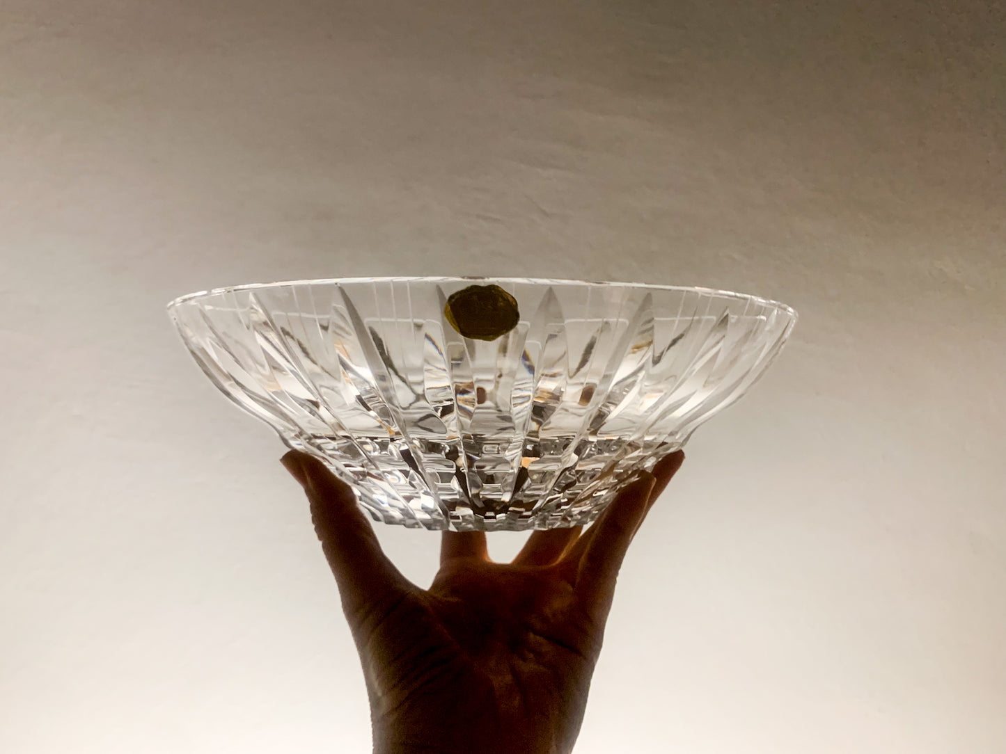 Aimo Okkolin Riihimaen Lasi – Polar Crystal Bowl