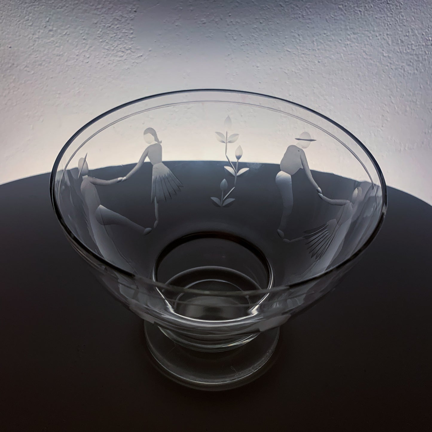 Rare Karhula “Dances” vase by Göran Hongell, signed | Finland 1930s
