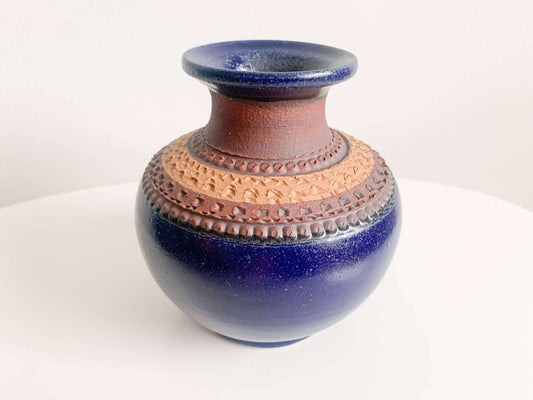 Klase Hoganas ceramic stoneware vase, Sweden 1960s