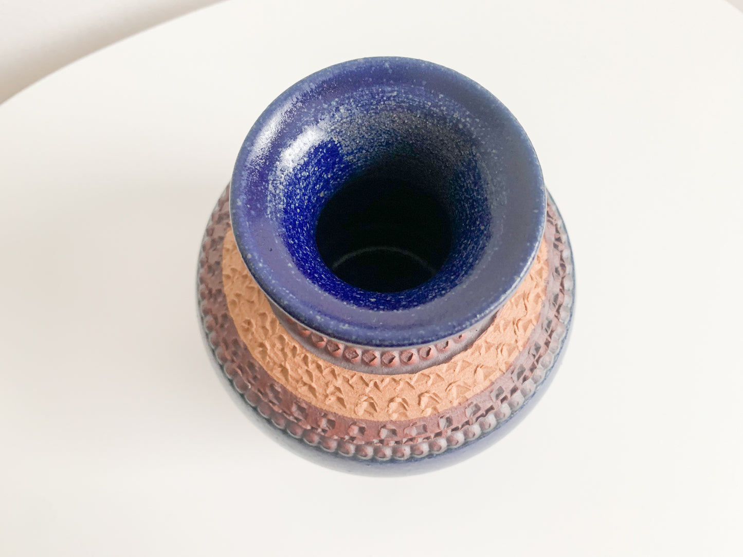 Klase Hoganas ceramic stoneware vase, Sweden 1960s
