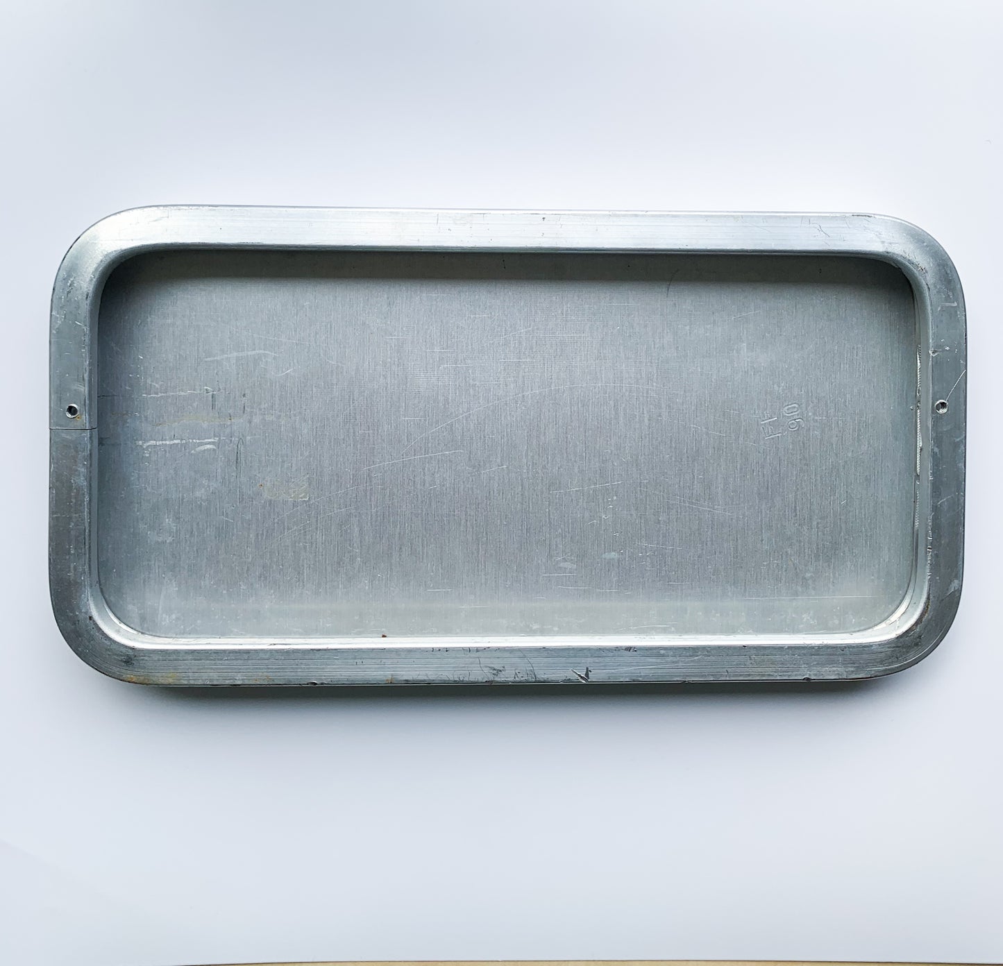 Vintage German “Ende” sign in Aluminium