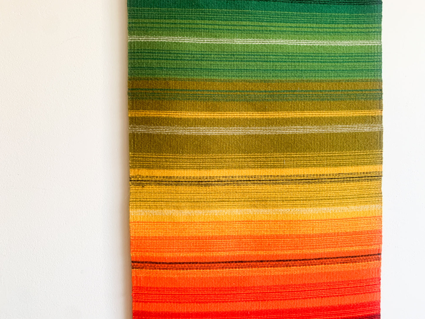 Finnish Wool Wall Textile Raanu “Northern Glow"