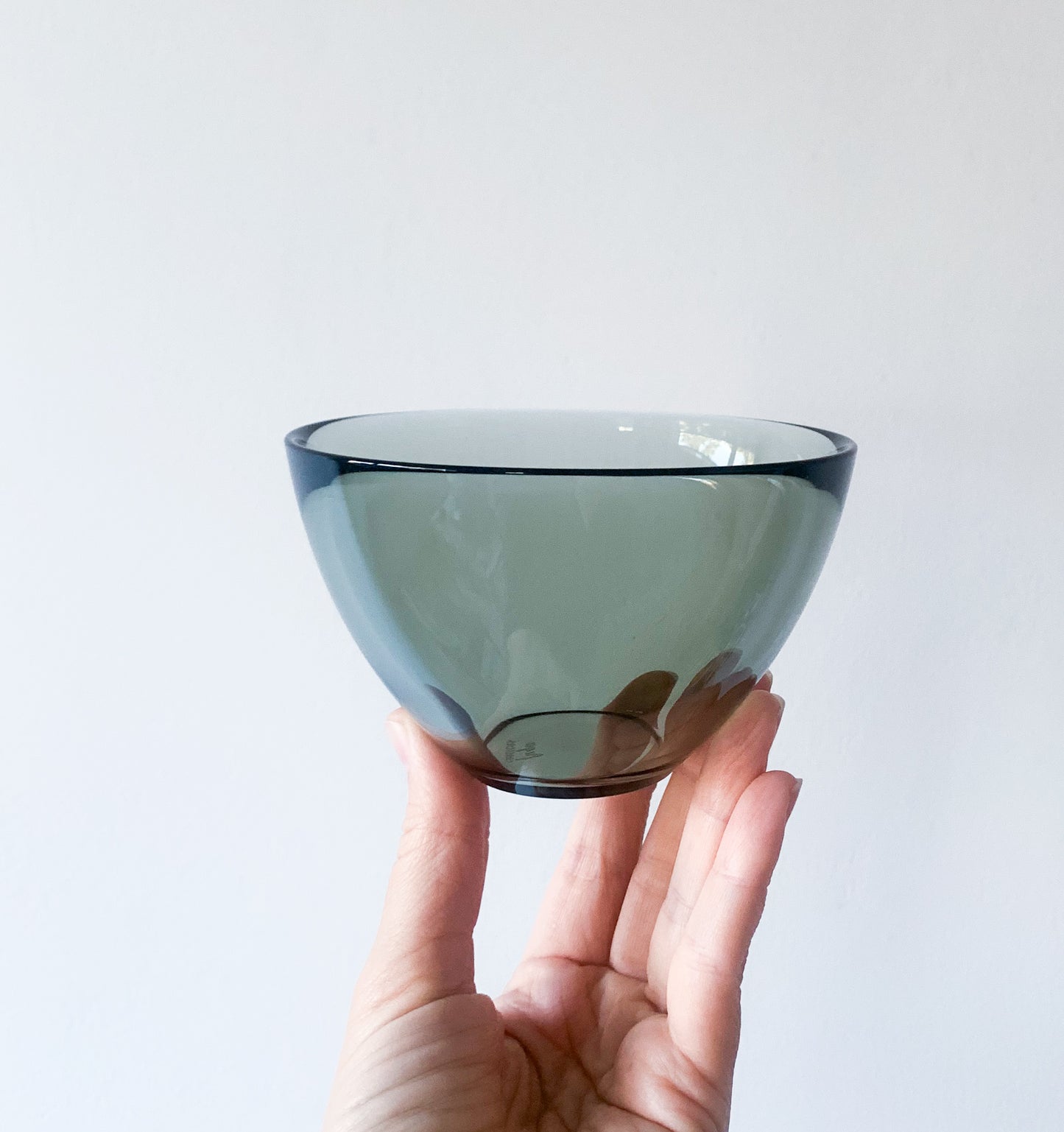 Sven Palmqvist for Orrefors | Fuga bowl grey 12 cm
