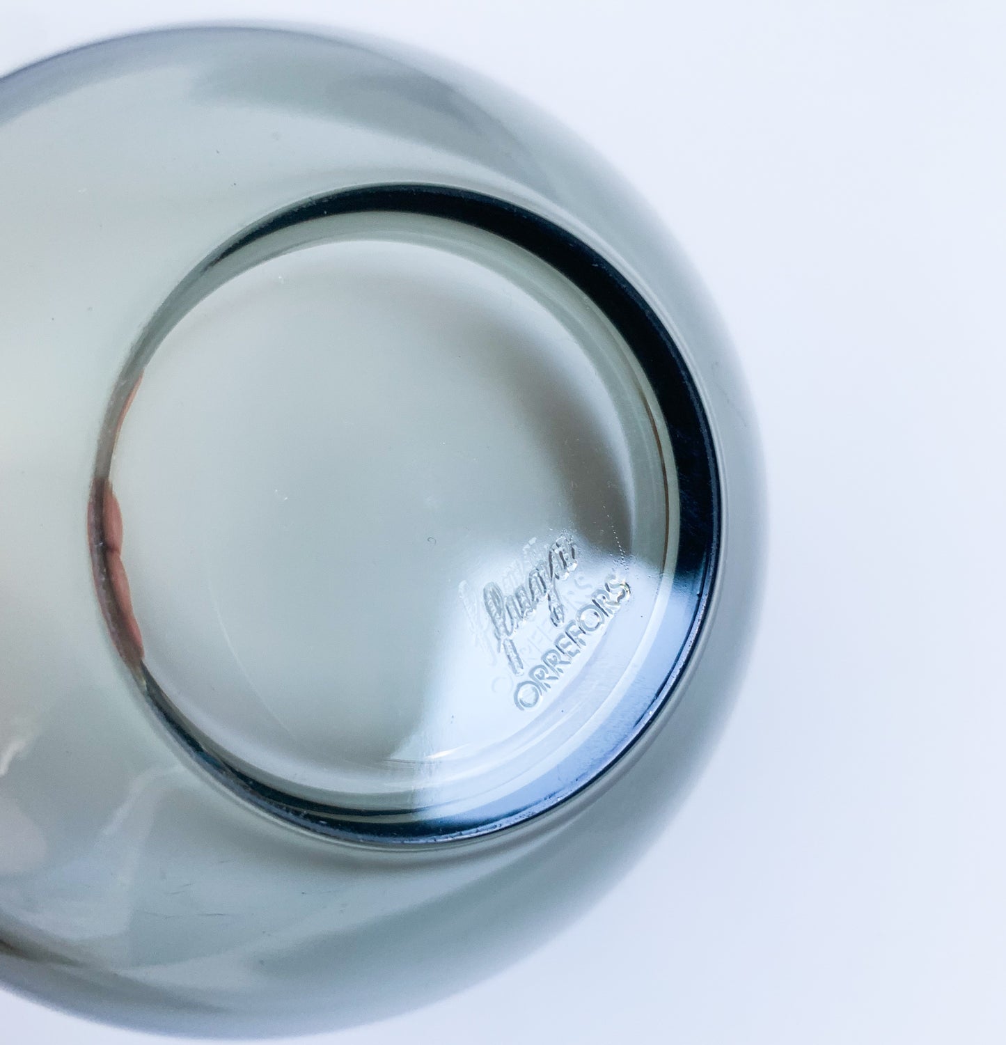 Sven Palmqvist for Orrefors | Fuga bowl grey 12 cm