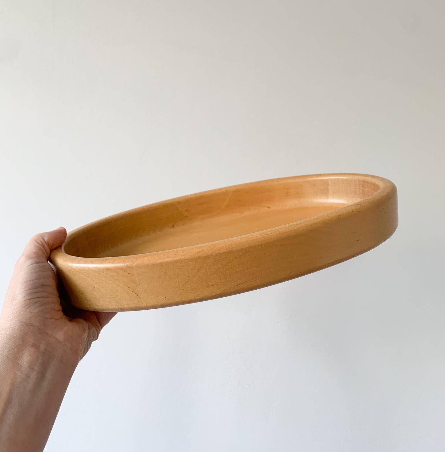 Aarikka Finland | Large birch serving dish, circa 1970s