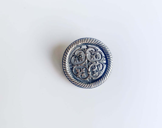 Silver Tuukkala vintage brooch by Kalevala Koru, Finland 1942