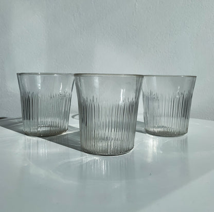 Tapio Wirkkala Iittala, Trio of Viiru water glasses