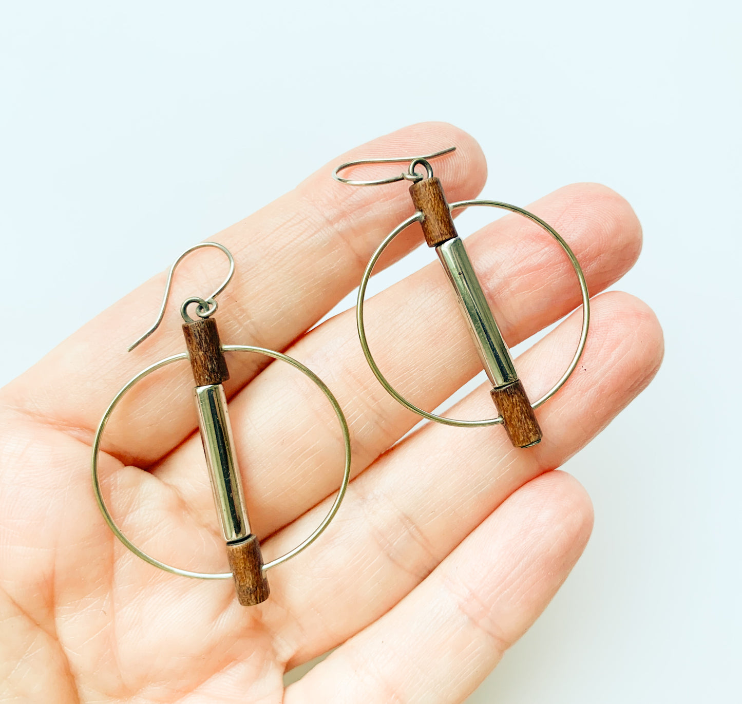 Aarikka Finland | “Orbit” wood earrings