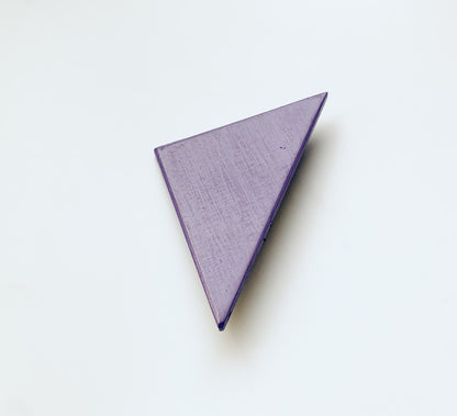 Aarikka Finland | “Violet arrow” large wooden brooch
