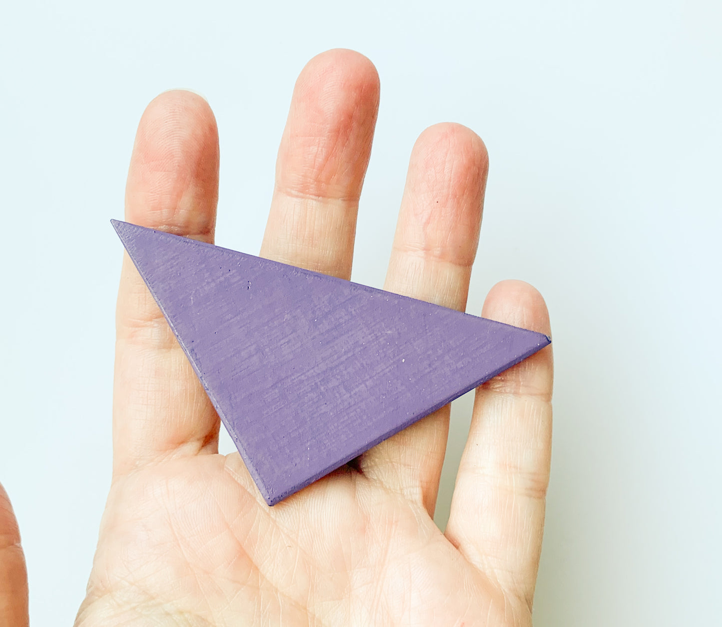 Aarikka Finland | “Violet arrow” large wooden brooch