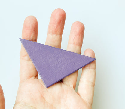 Aarikka Finland | “Violet arrow” large wooden brooch