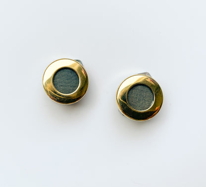 Aarikka Finland | Gold Tone Clip-on Earrings