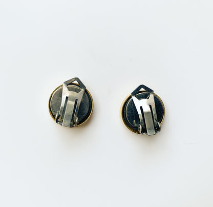 Aarikka Finland | Gold Tone Clip-on Earrings