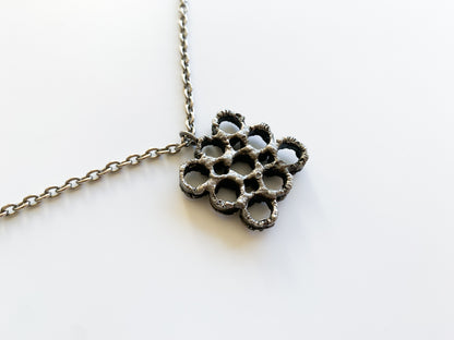 Brutalist Pewter Pendant by Tapani Vanhatalo | 1970s