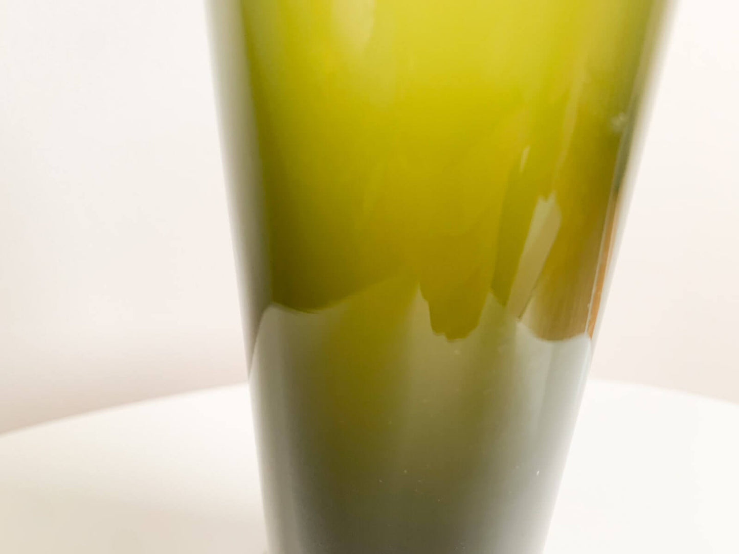 Nanny Still, Riihimaen Lasi Tall 28 cm Bodega Art Bottle Vase 1970s