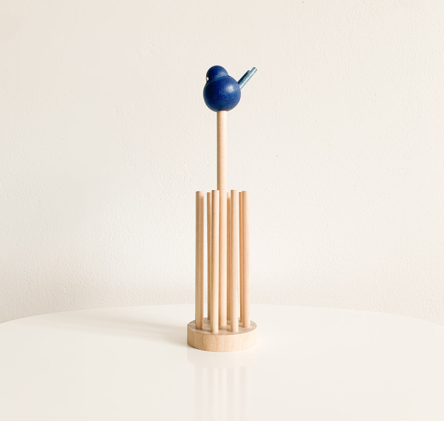 Aarikka Finland | Wooden Blue Bird Napkin Holder