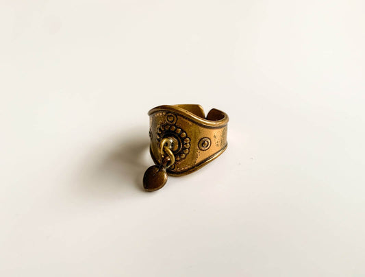 Kalevala Koru, Bronze Heart Ring, Finland