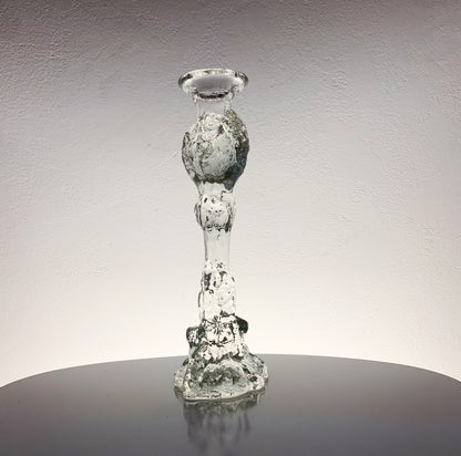 Art Glass Candle Holder & Figurine, 26 cm | Humppila Finland