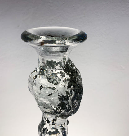 Art Glass Candle Holder & Figurine, 26 cm | Humppila Finland