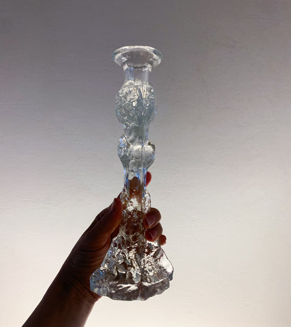 Art Glass Candle Holder & Figurine, 26 cm | Humppila Finland