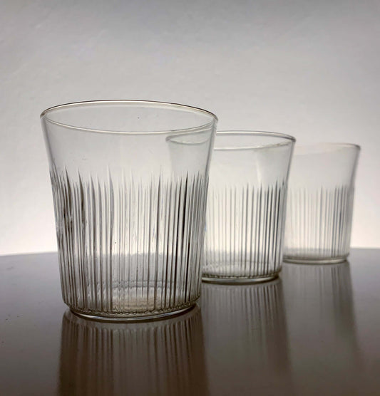 Tapio Wirkkala Iittala, Trio of Viiru water glasses