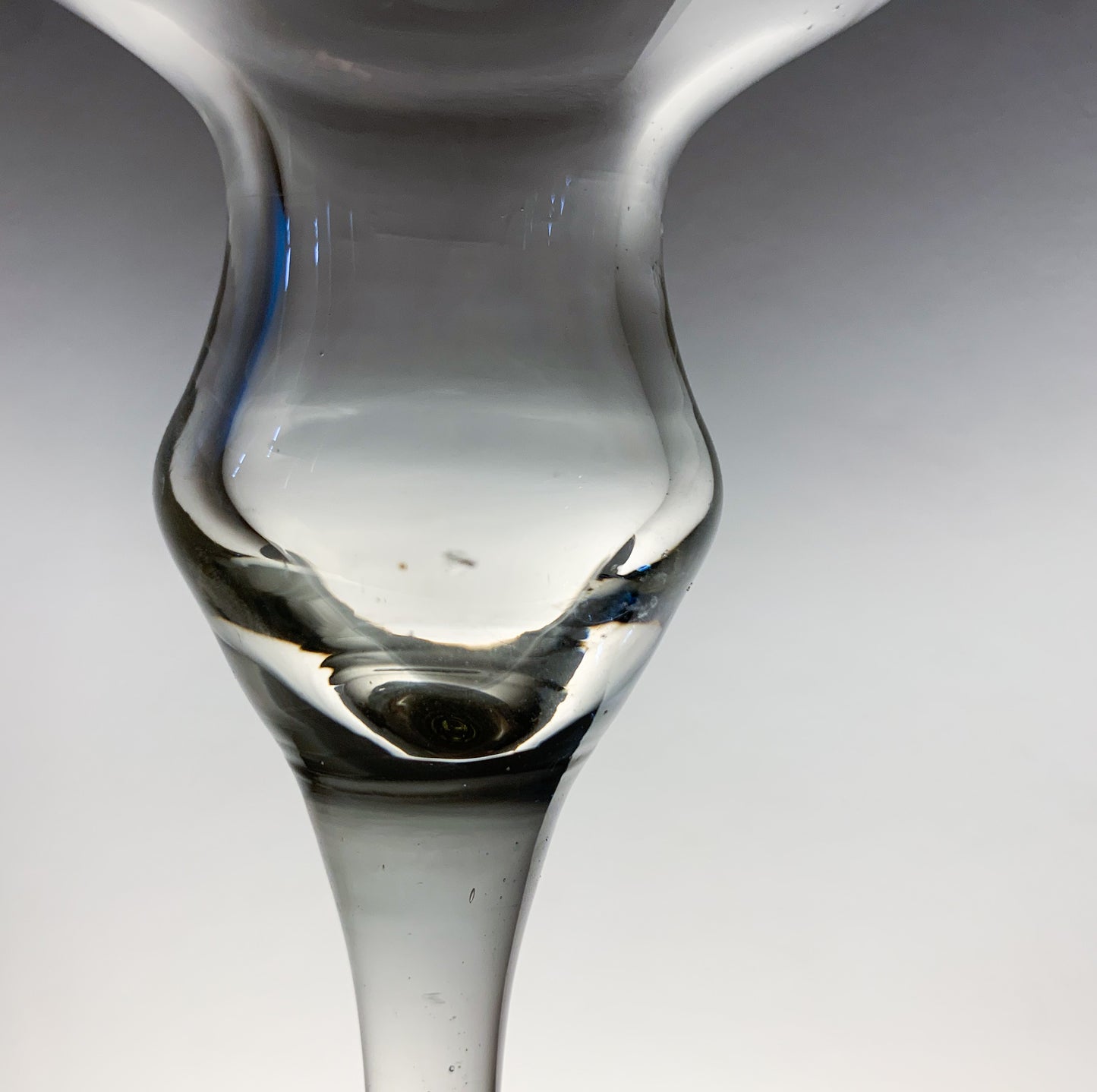 Sculptural Glass Candlestick by Marjut Kumela | Finland 1960s