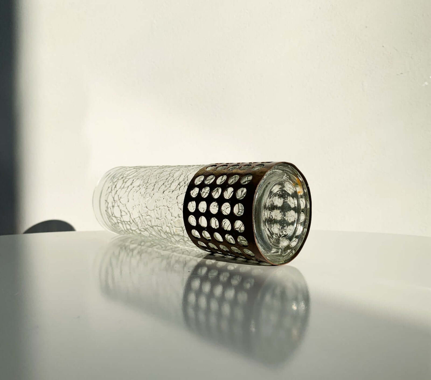 Vase and Glass Honey Jar, Karhula Finland 1950s