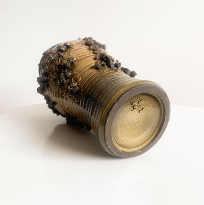 Glit Iceland | Lava ceramic vase, earthy glaze tones