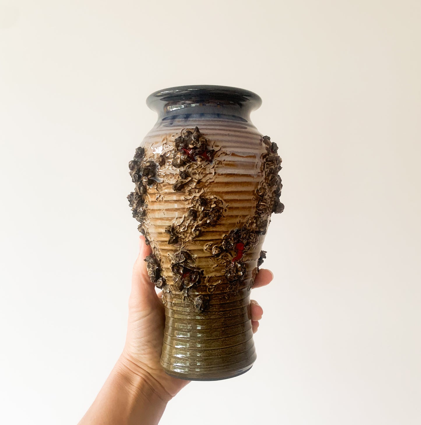 Glit Iceland | Lava ceramic vase, earthy glaze tones