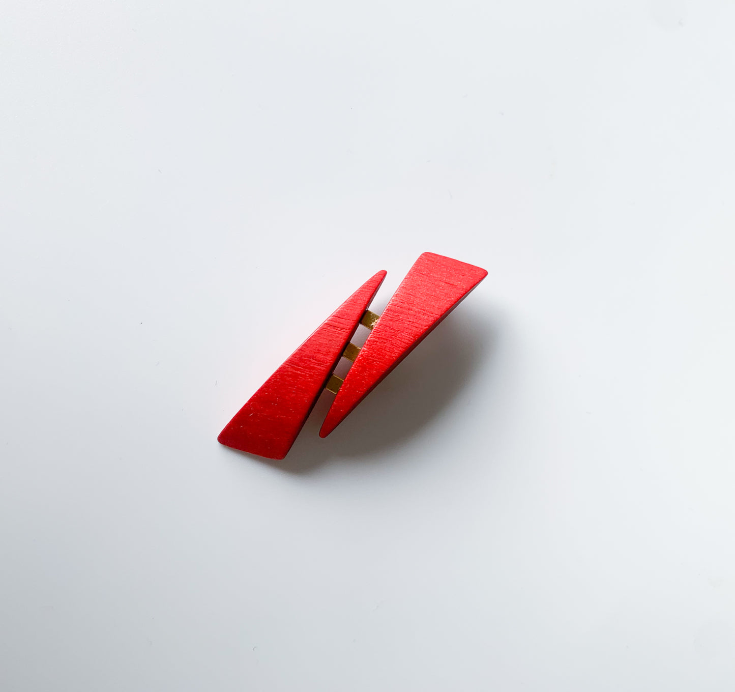 Aarikka Finland | Wooden Red Arrow Brooch