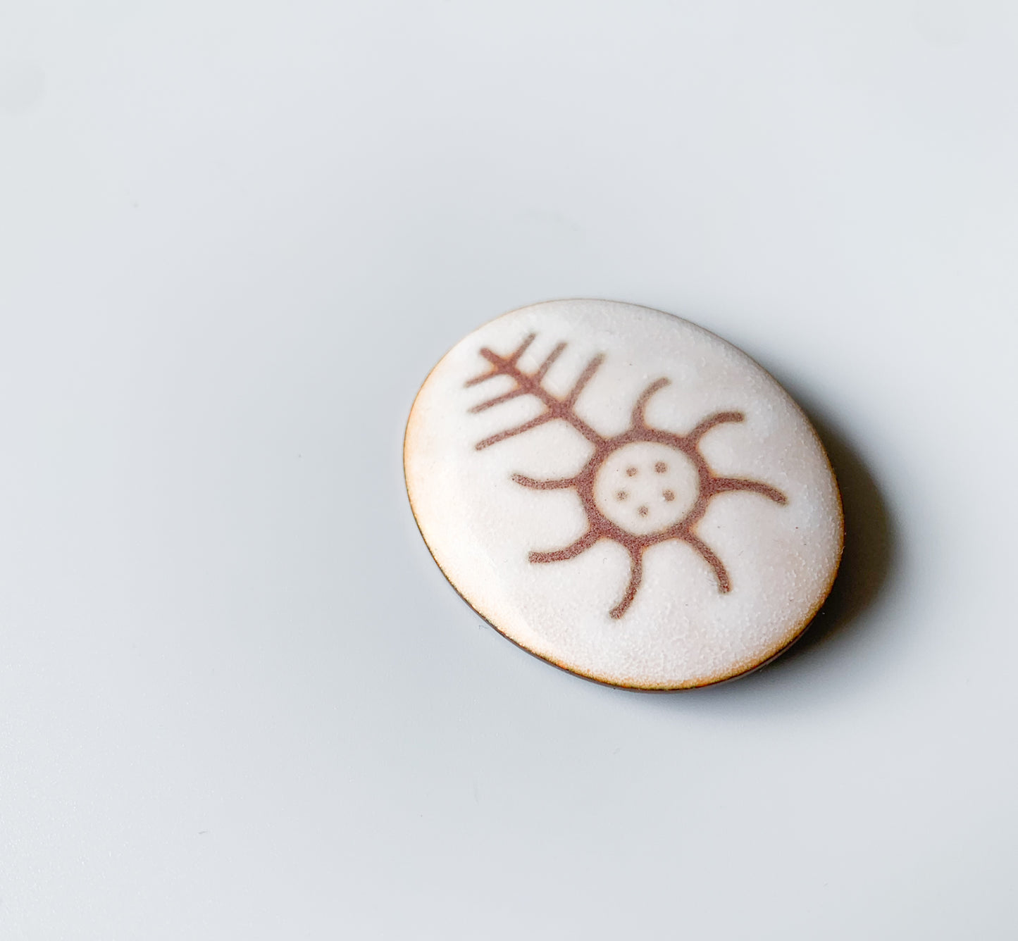 Solar Cell Enamel Brooch, Finland 1970