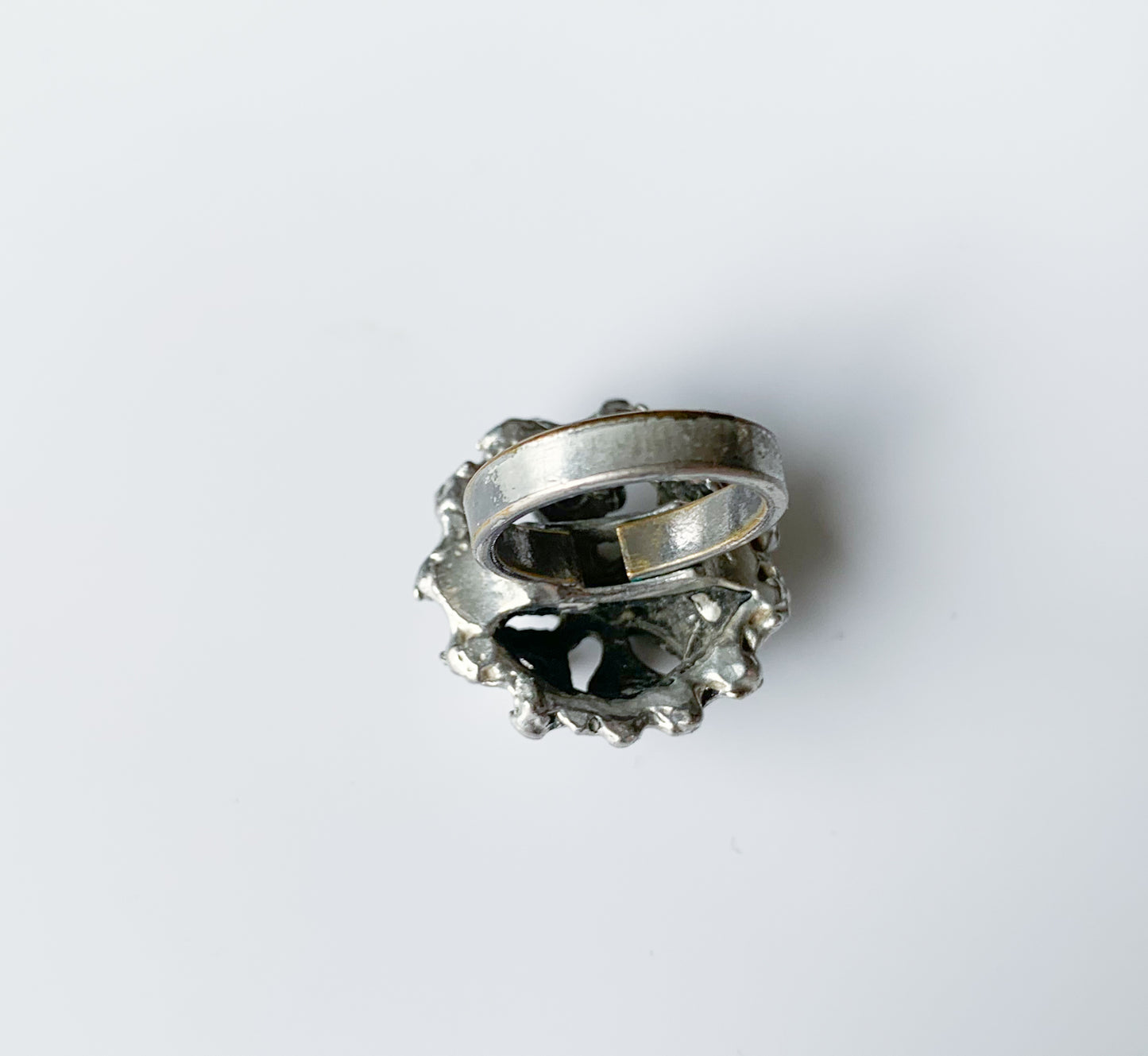 Brutalist Pewter Ring by Tapani Vanhatalo | 1970s