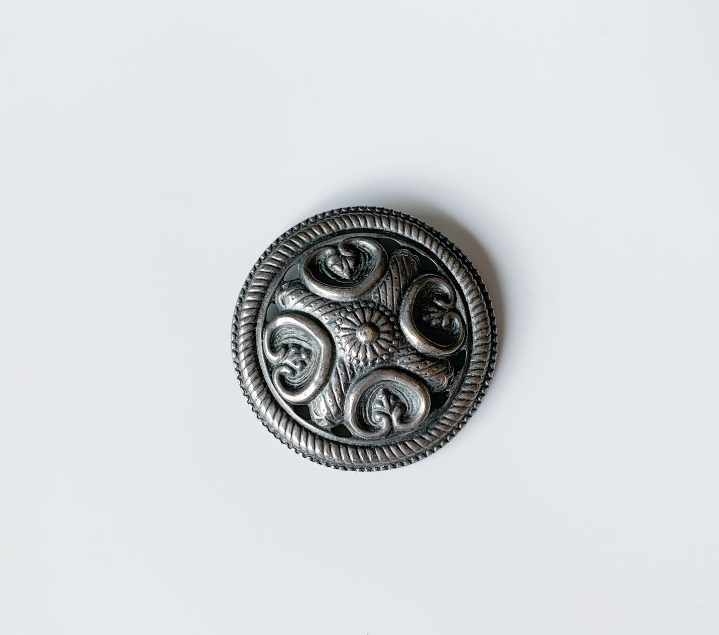 Raisala Brooch by Kalevala Koru | Silver Plate, Finland