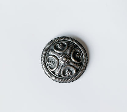 Raisala Brooch by Kalevala Koru | Silver Plate, Finland