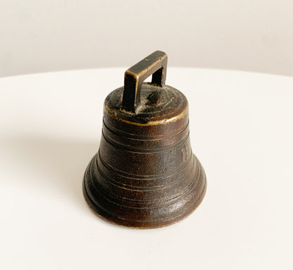 Antique Finnish horse harness bell, bronze