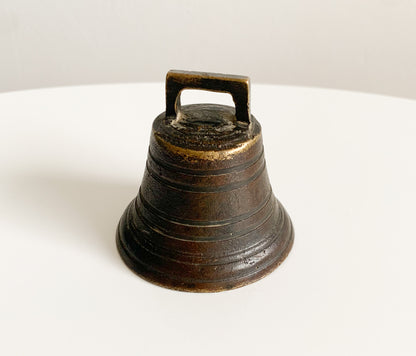 Antique Finnish horse harness bell, bronze