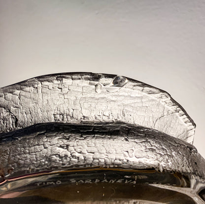 Timo Sarpaneva for Iittala | Finlandia art object & glass bowl 3355