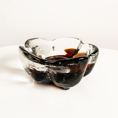 Brutalist Kivi-set candle holder, signed | Humppila Finland