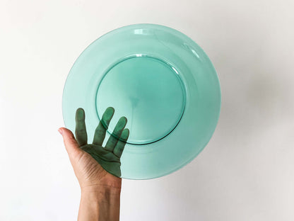 Kerttu Nurminen Iittala | Verna Serving Plate | Turquoise Glass