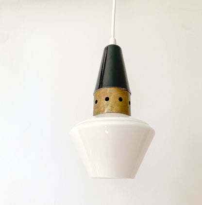 Brutalist Nordic Space age pendant lamp, 1950s