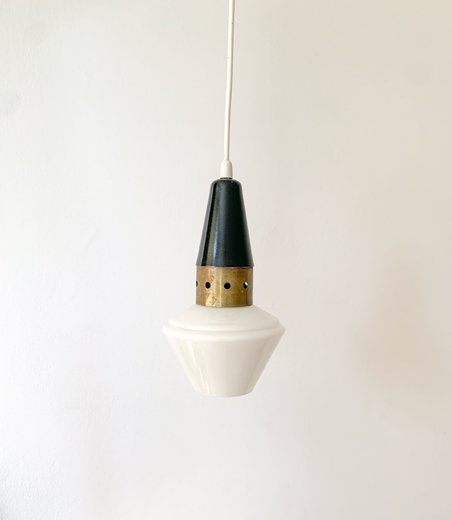 Brutalist Nordic Space age pendant lamp, 1950s